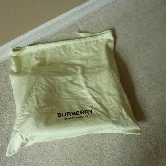 BURBERRY Mini Horseferry Linen Cotton Canvas Beach Tote - NEW - Picture 13 of 16